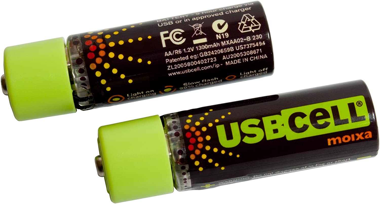 USB cell batteries