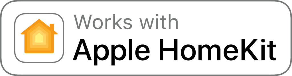 works with HomeKit for smart homes logo