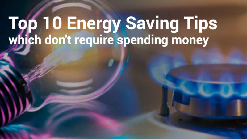 Top 10 energy saving tips