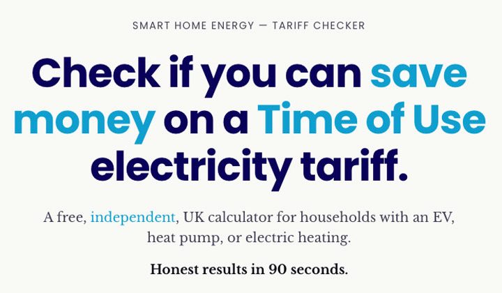 Smart Tariff Calculator UK: Compare EV, Heat Pump & Electric Heating Tariffs Properly