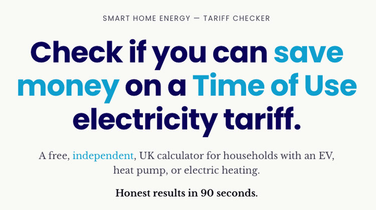 Smart Tariff Calculator UK: Compare EV, Heat Pump & Electric Heating Tariffs Properly